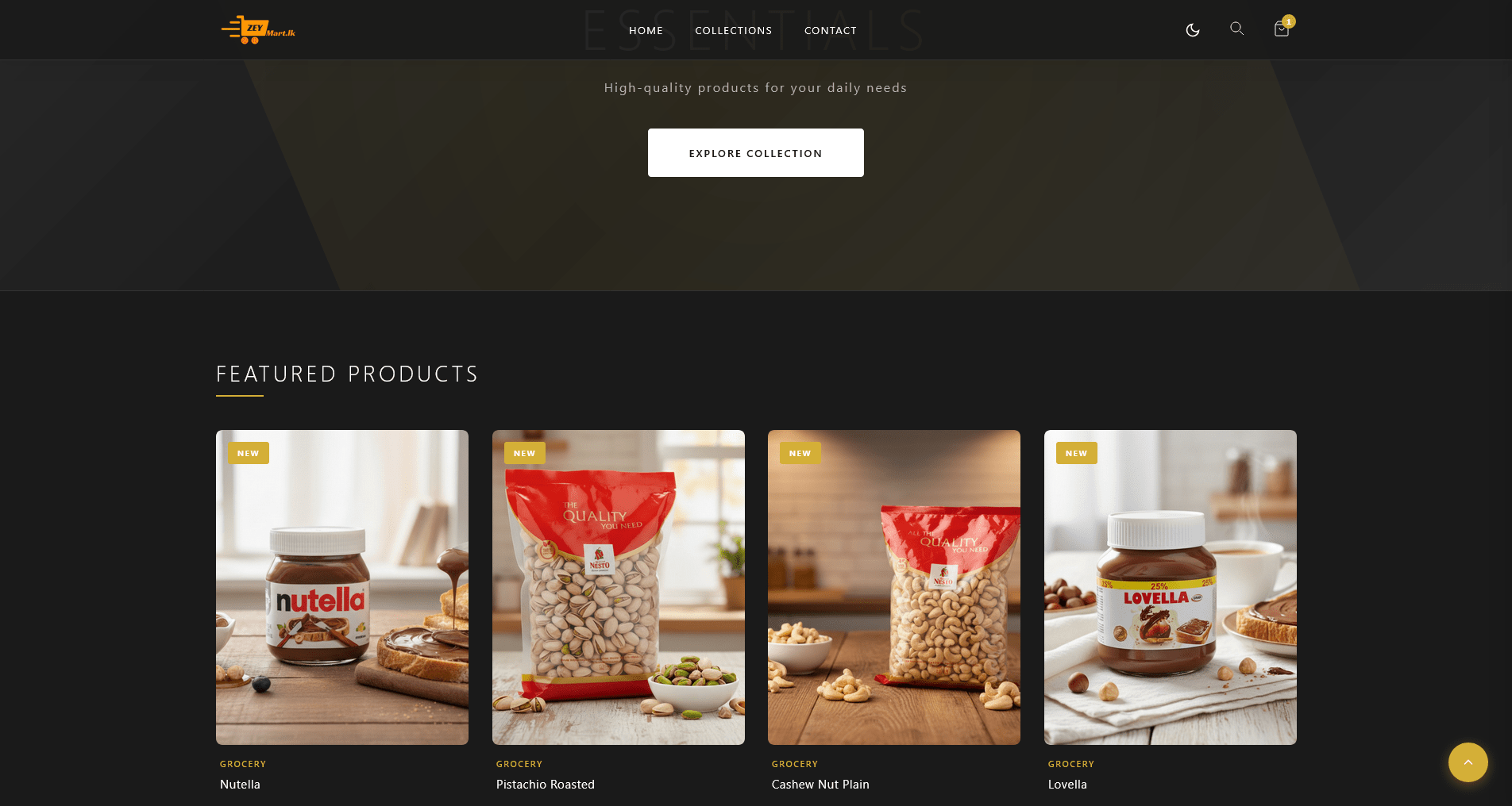 ZEYmart project preview